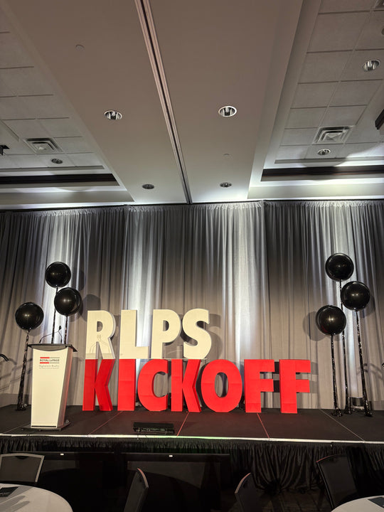 Install Custom logo 3ft and orbz balloons with tinsel tail