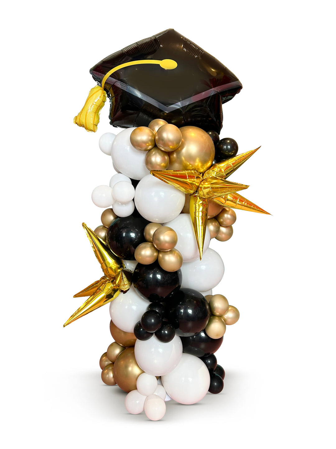 Grad Balloon Stack Graduation Balloon Column – T.O. Balloons
