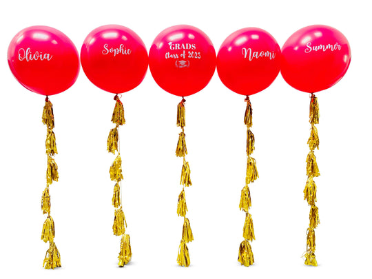 PERSONALIZED 24"/36" Balloons (QTY 1)