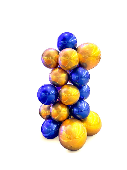 Foil Orbz Organic Balloon Column 6ft (plus Installation)