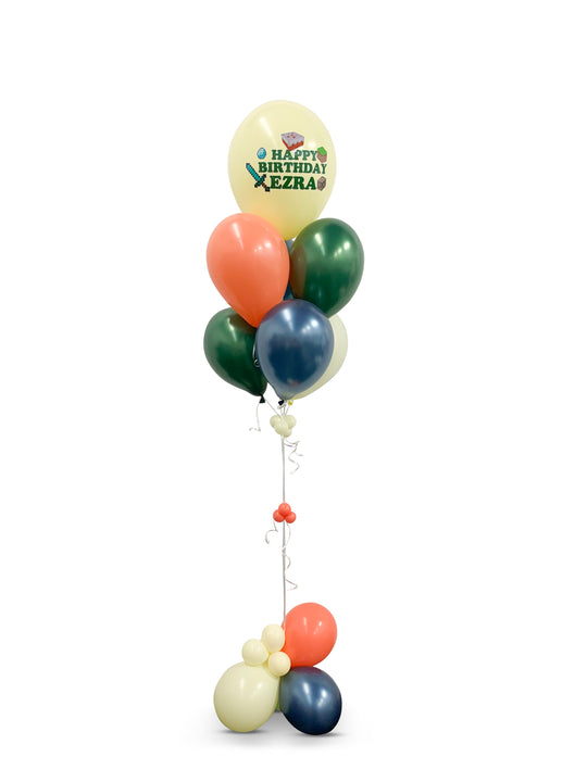 17" Custom message Balloon Bouquet