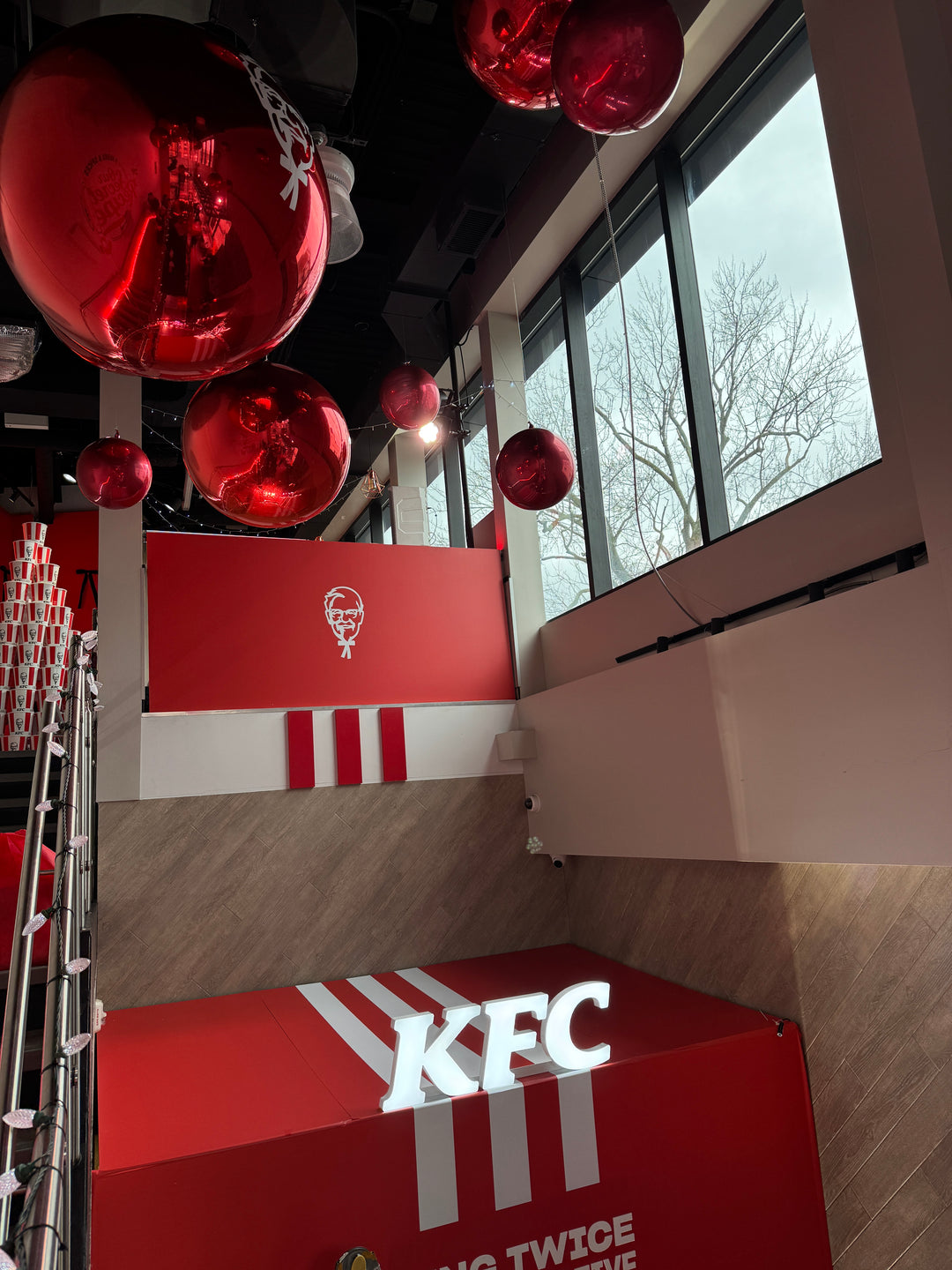 Orbz and Sphere Installation- KFC