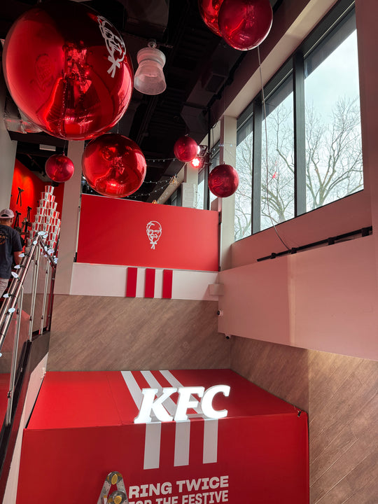 Orbz and Sphere Installation- KFC
