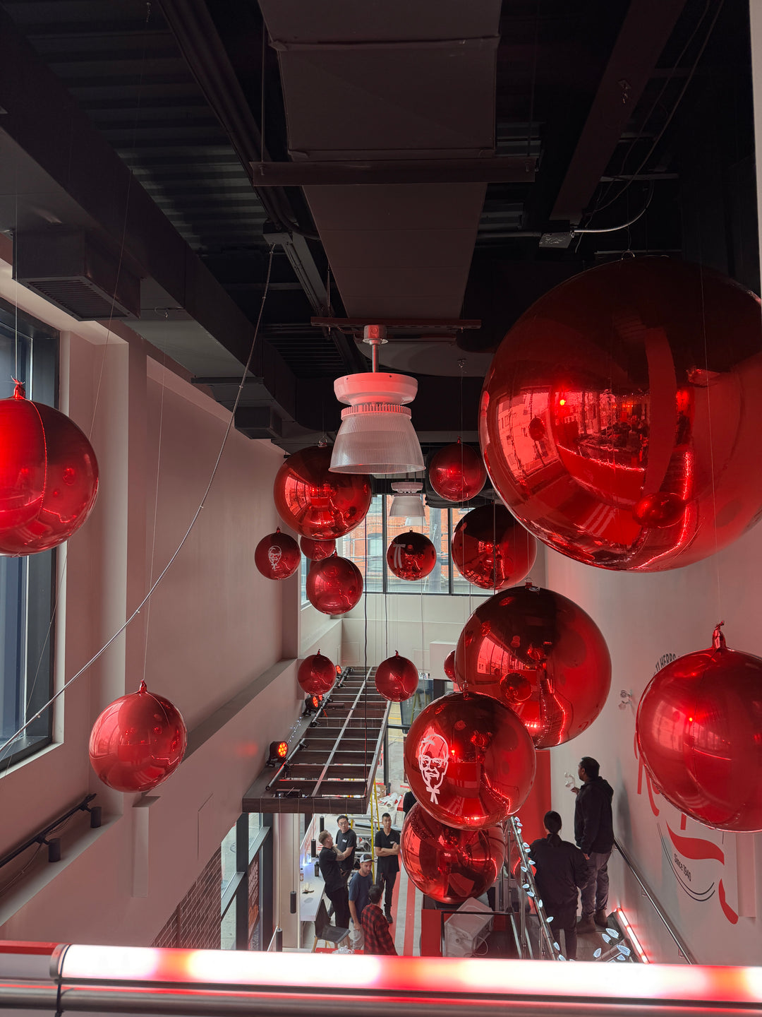 Orbz and Sphere Installation- KFC