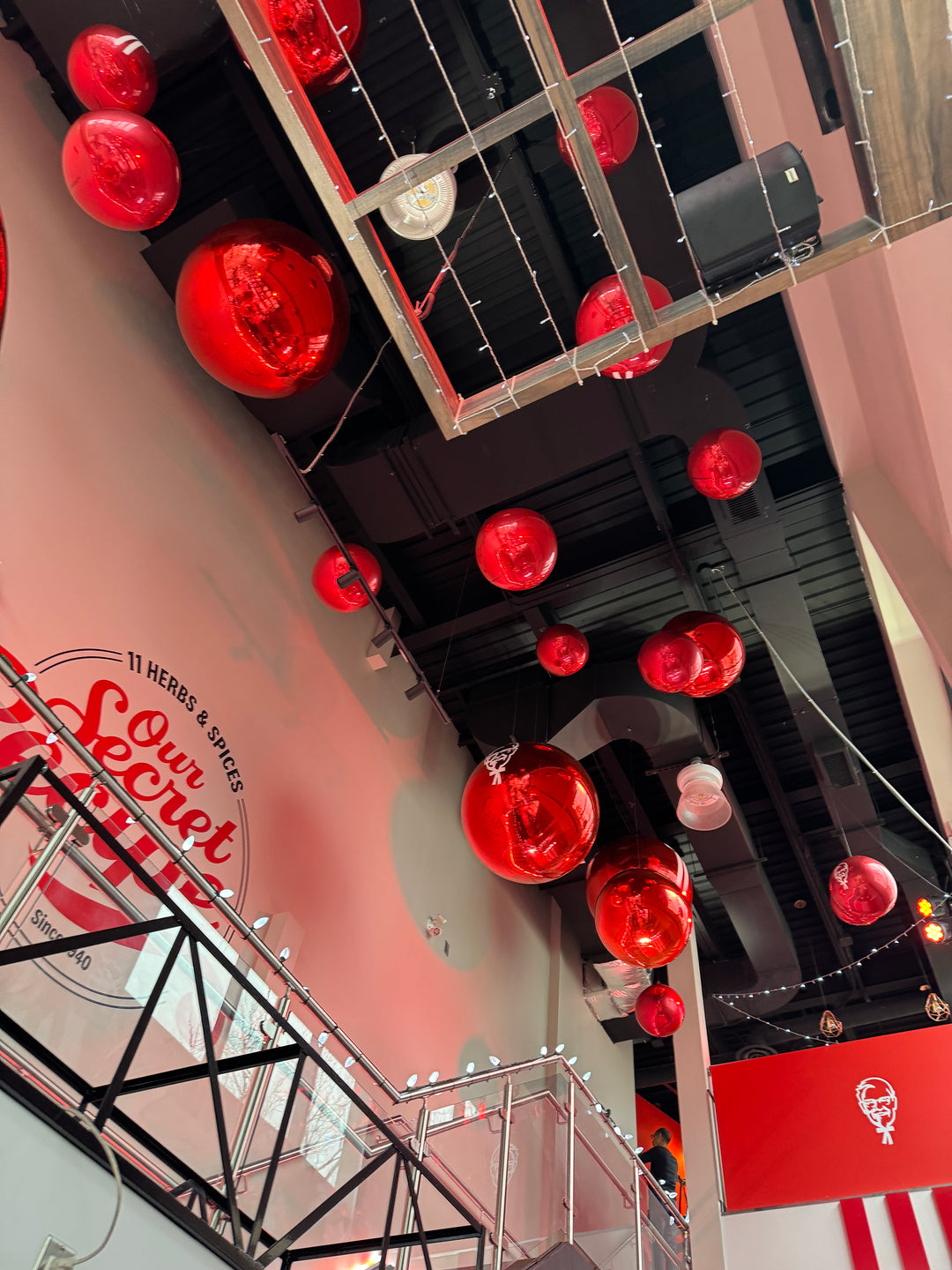 Orbz and Sphere Installation- KFC