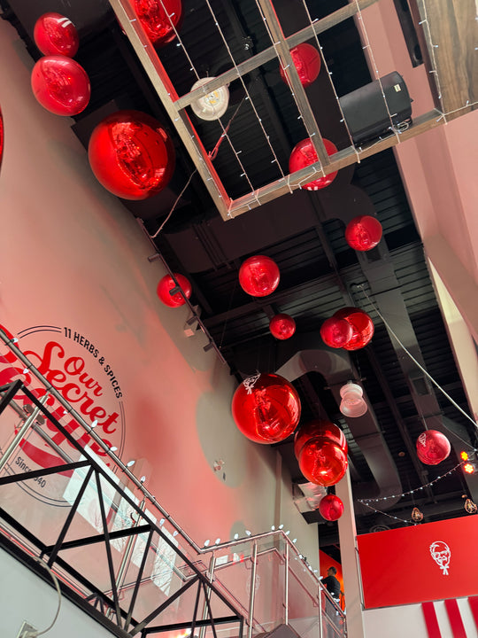 Orbz and Sphere Installation- KFC