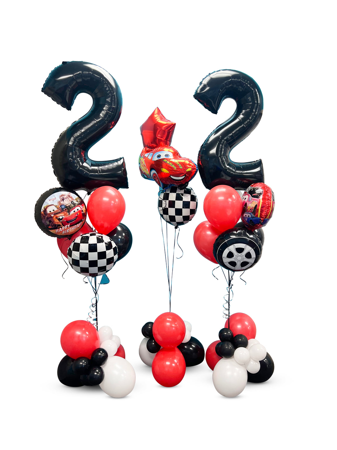 cars balloons