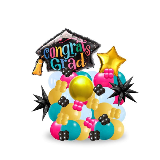 SUPER Grad Cap Balloon Stand
