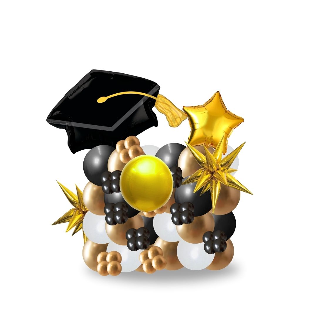 SUPER Grad Cap Balloon Stand