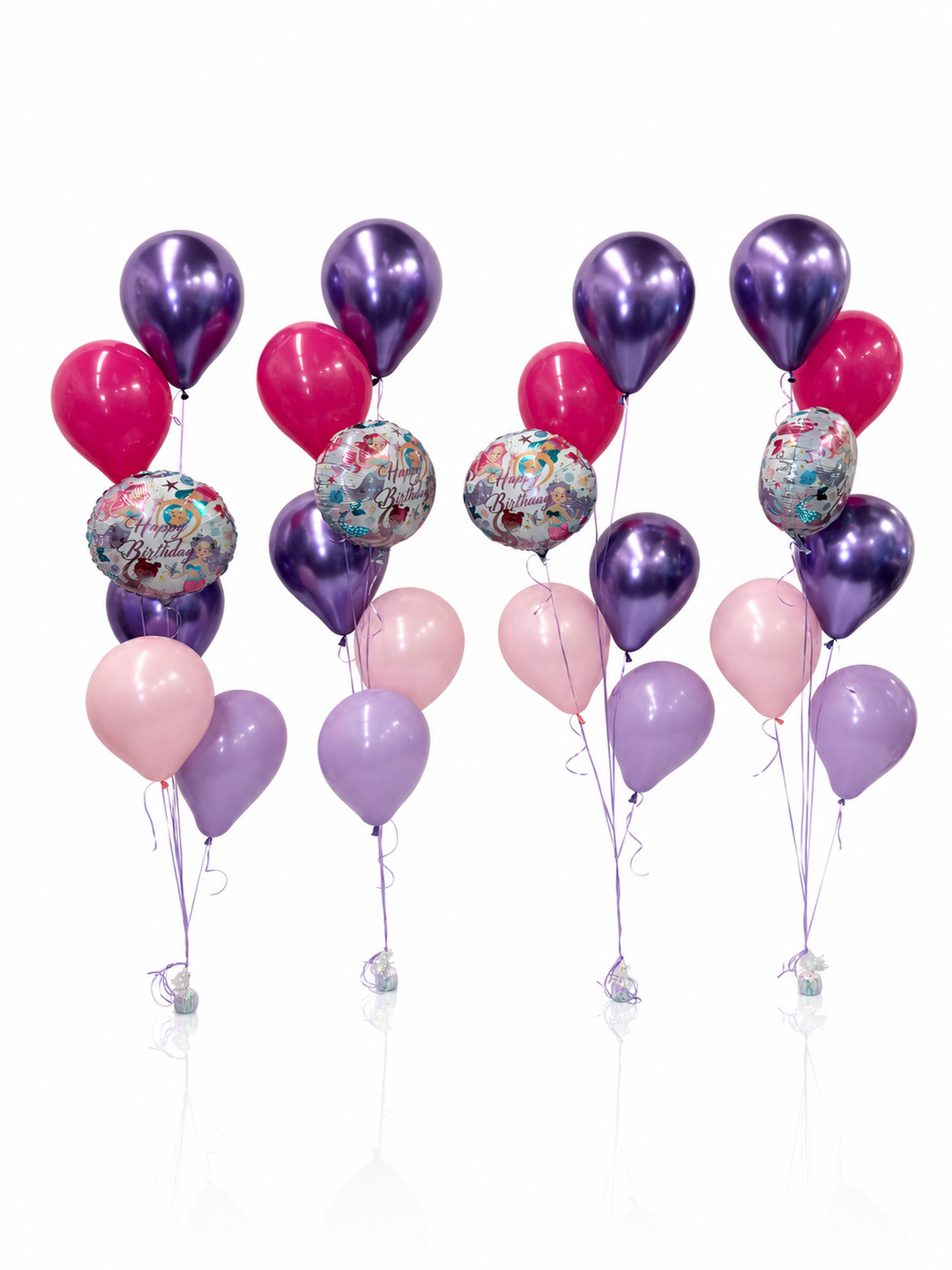 Mermaid Ballloon Wall (4 bouquets)