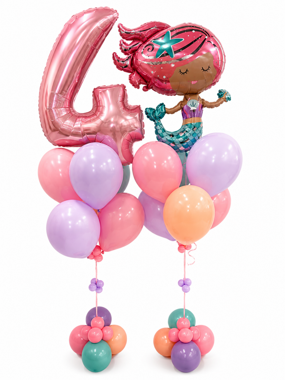 Mermaid balloon birthday package