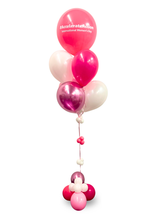 17" Custom message Balloon Bouquet (qty 1)