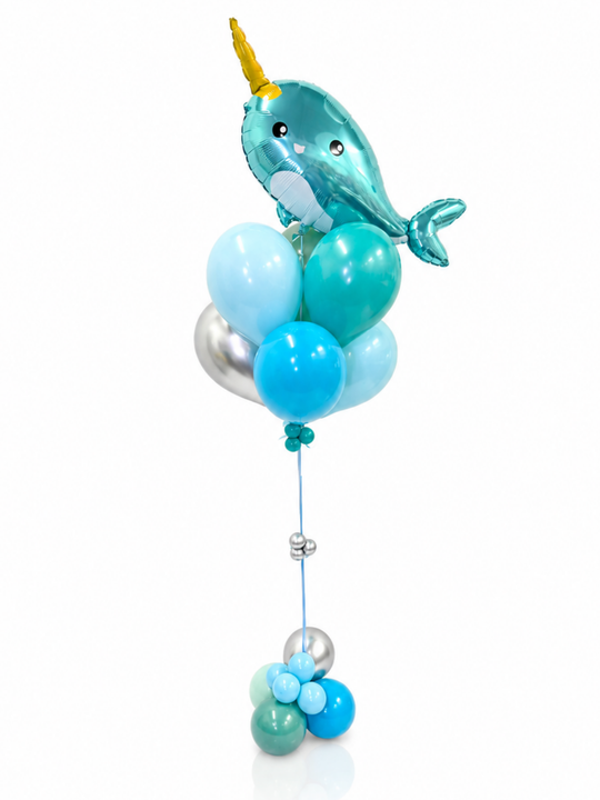 Narwhal Magic Balloon – 37" (Unicorn of the Sea)