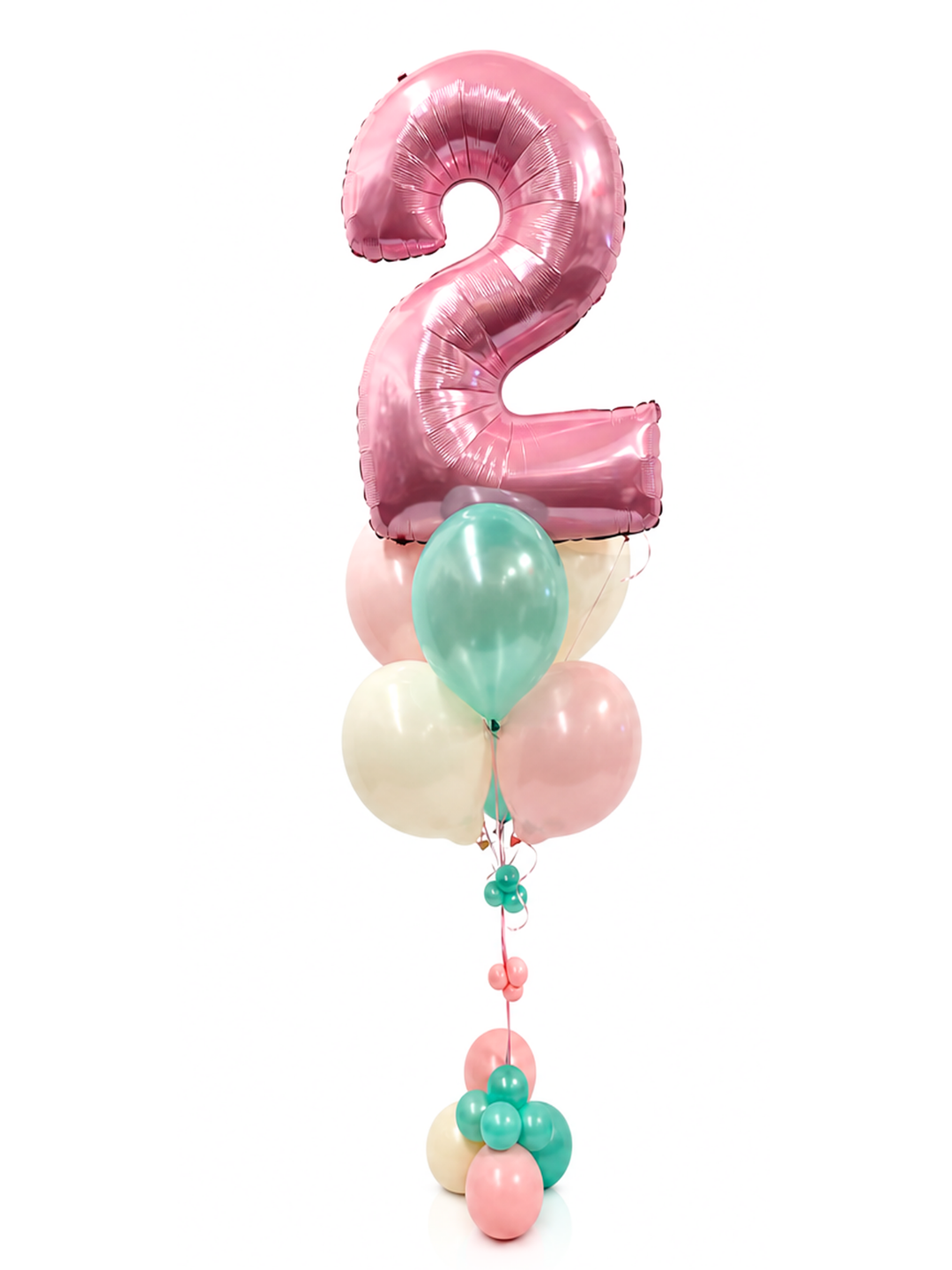 Number_Balloon_bouquet_with_bubble_cluster_qty_1