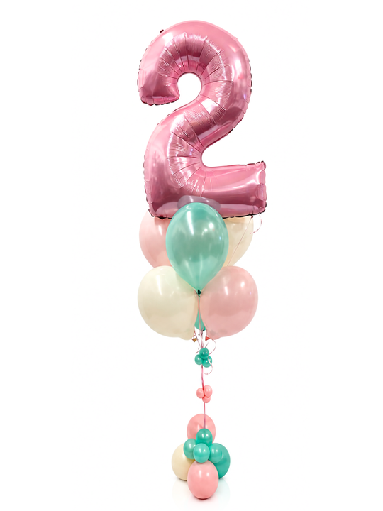 Number_Balloon_bouquet_with_bubble_cluster_qty_1