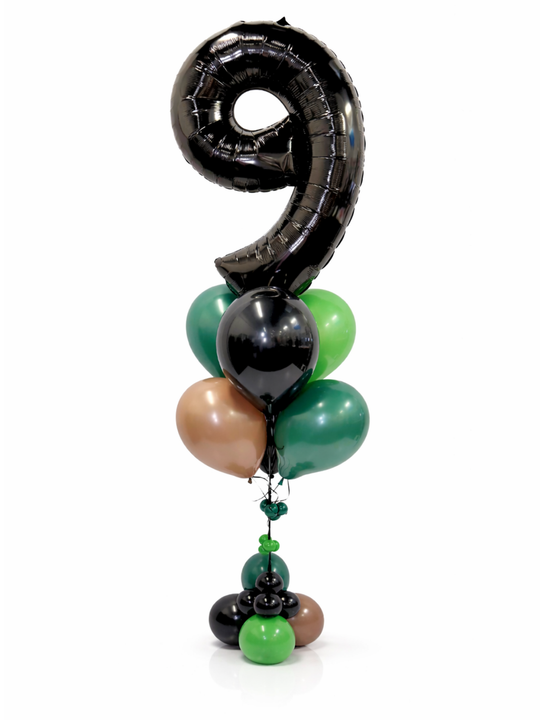 Number_Balloon_bouquet_with_bubble_cluster_qty_1