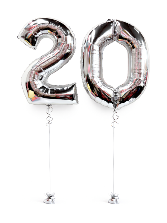 Number Balloons Jumbo (qty 1) 8 Colours