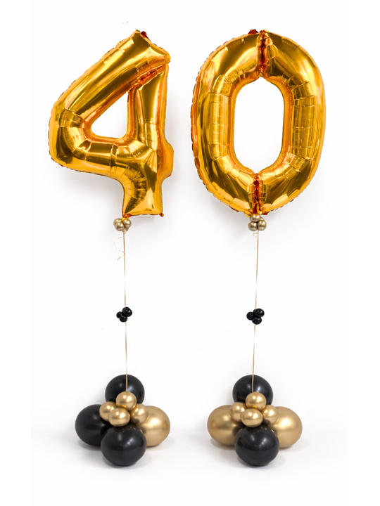 Number Balloons Jumbo (qty 1) 8 Colours