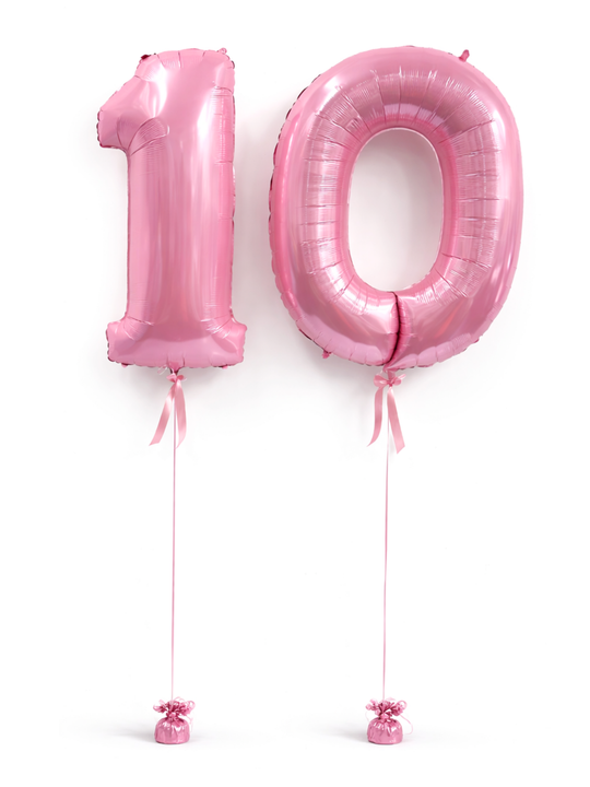 Number Balloons Jumbo (qty 1) 8 Colours