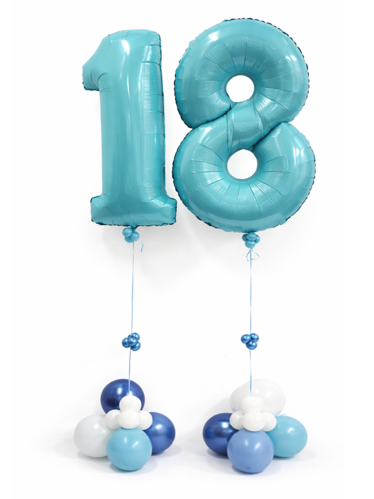 Number Balloons Jumbo (qty 1) 8 Colours