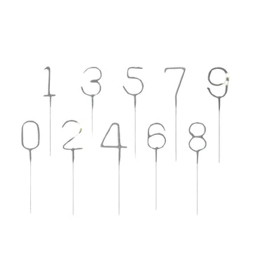 Sparkler Candle Number