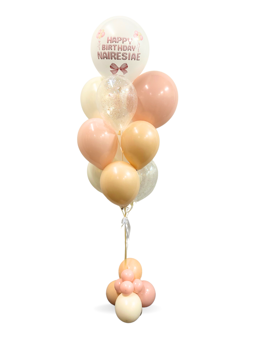 Personalized "custom message" Balloon Bouquet