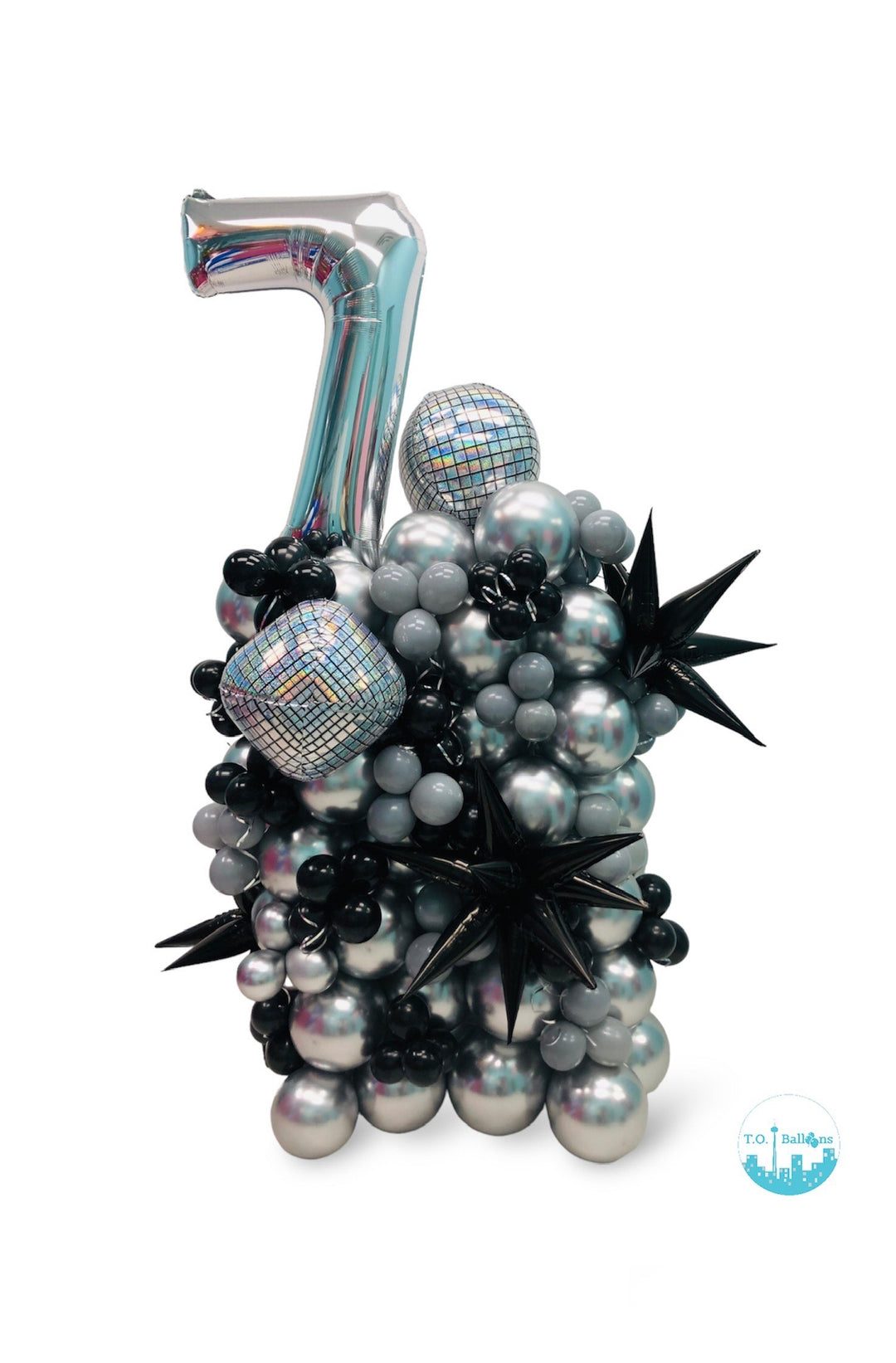 disco ball balloons