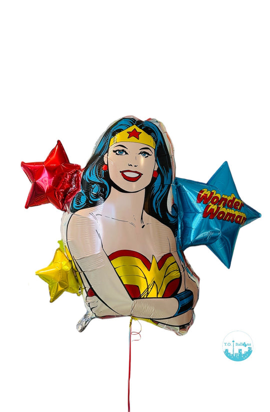 wonder woman balloons