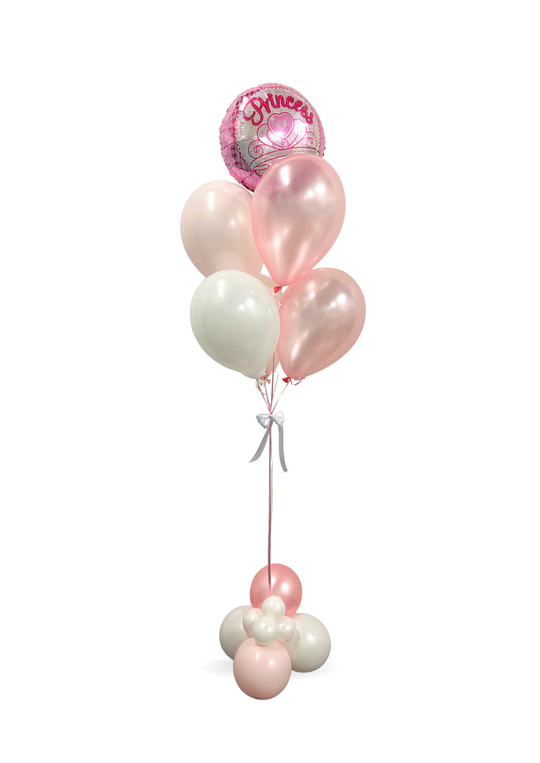 Pink Princess Balloon Bouquet
