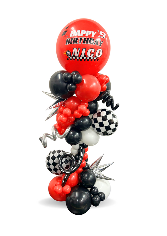 Racing car Super Custom Balloon Column