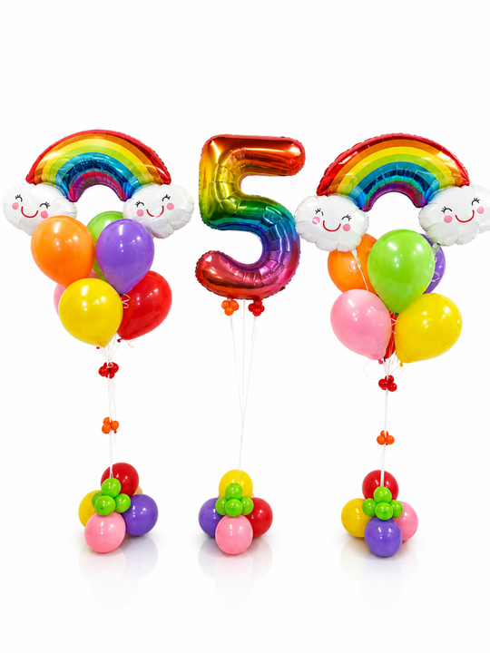 Rainbow Birthday Balloon Package