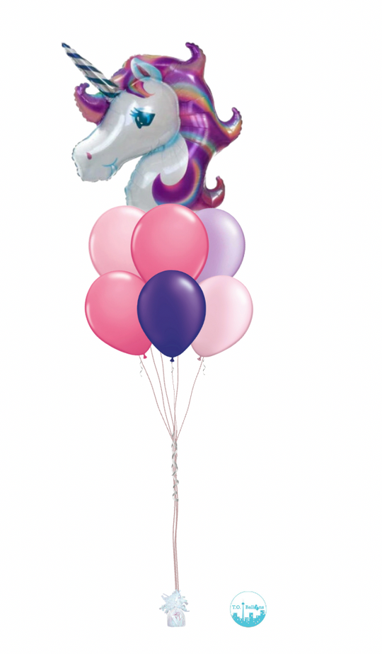 Pink & Purple Unicorn Balloons