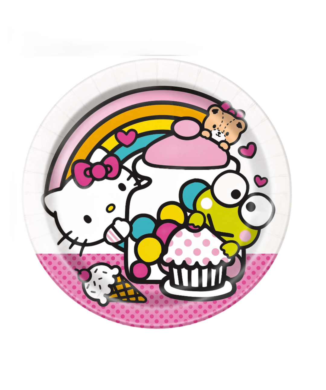 Hello kitty Plates 8ct 7"