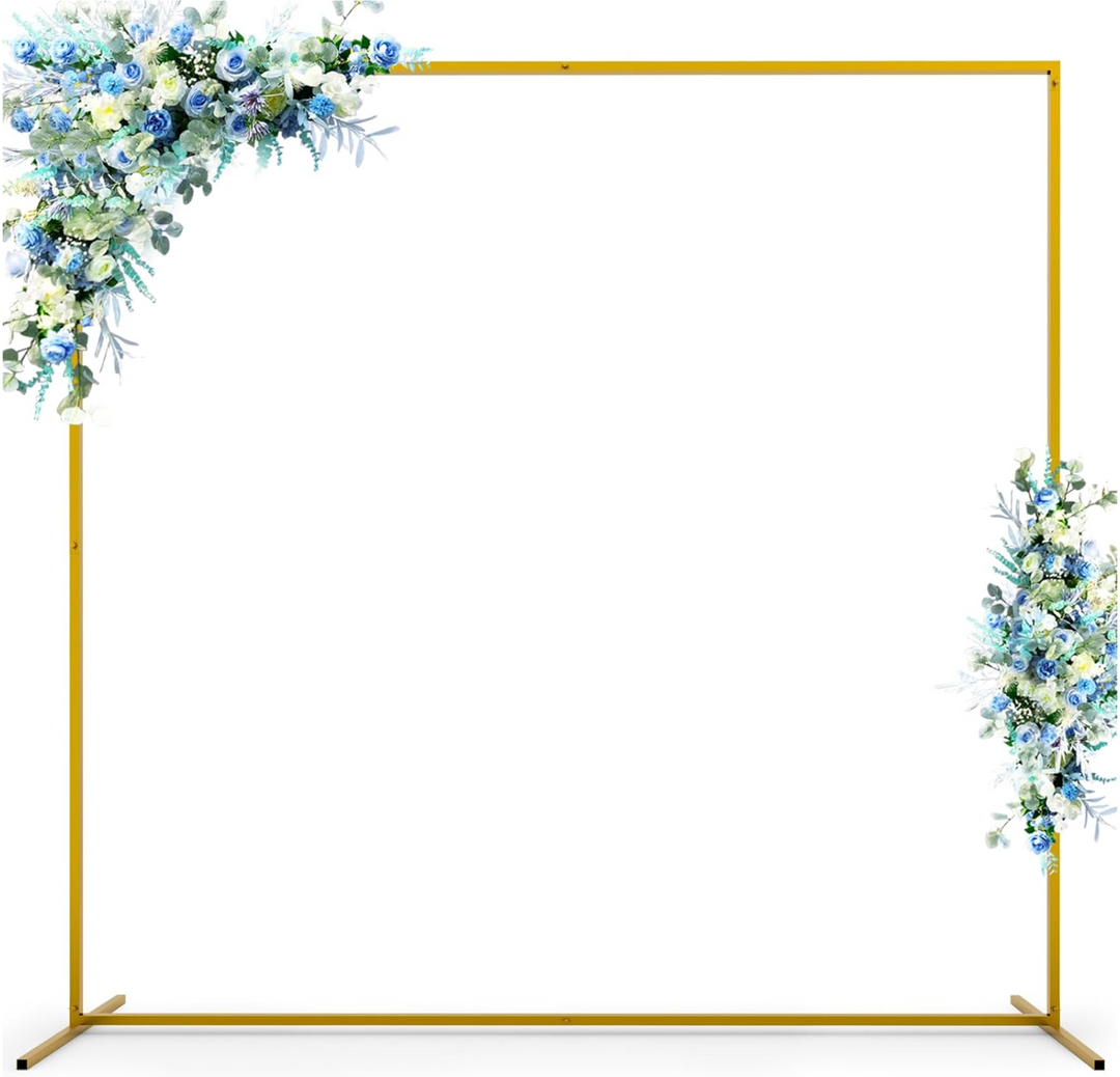 6.6x6.6ft Gold Square Frame Rental