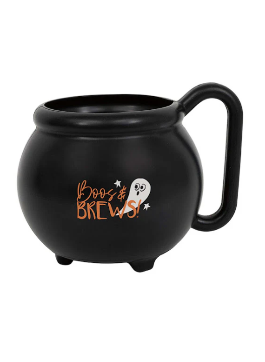 "Boos and Brews" Cauldron 15oz Mug