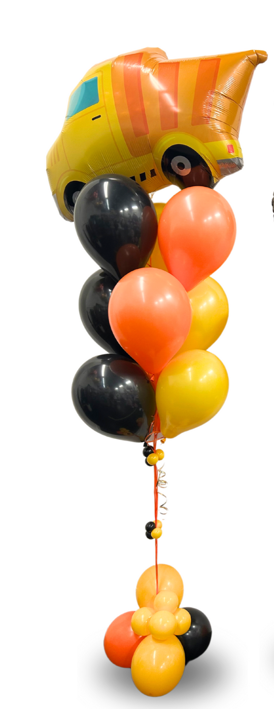 DUMP TRUCK BALLOON BOUQUET