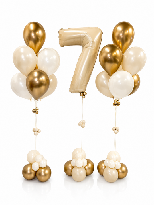 Single Number Birthday Balloon Package