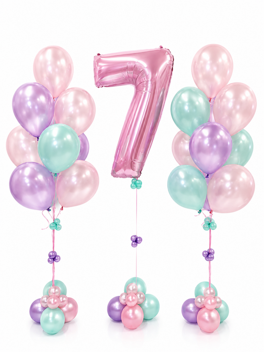 Single Number Birthday Balloon Package