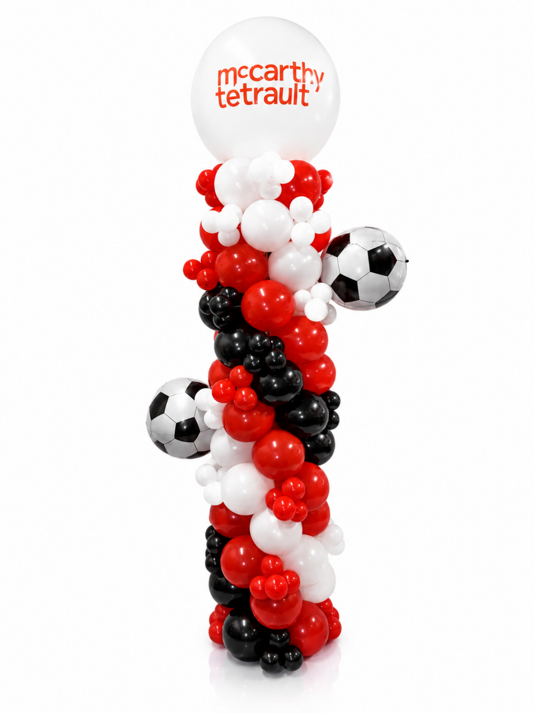 Soccer Multi full colour Custom Logo/Text Balloon Column