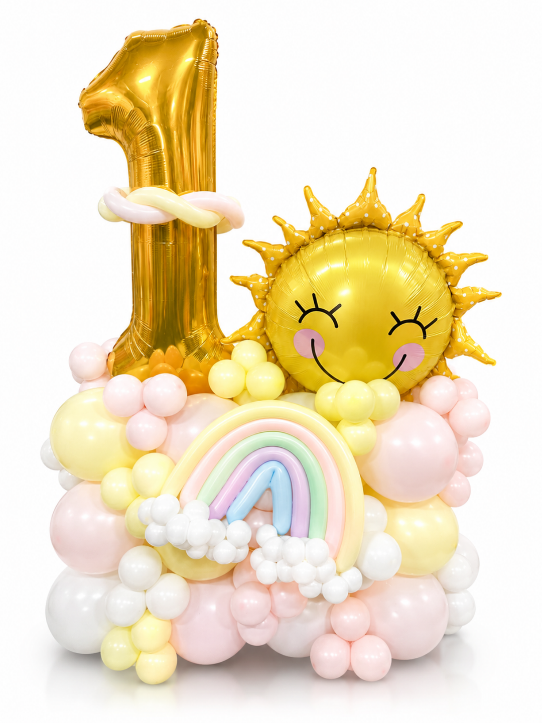Sun Number balloon stand