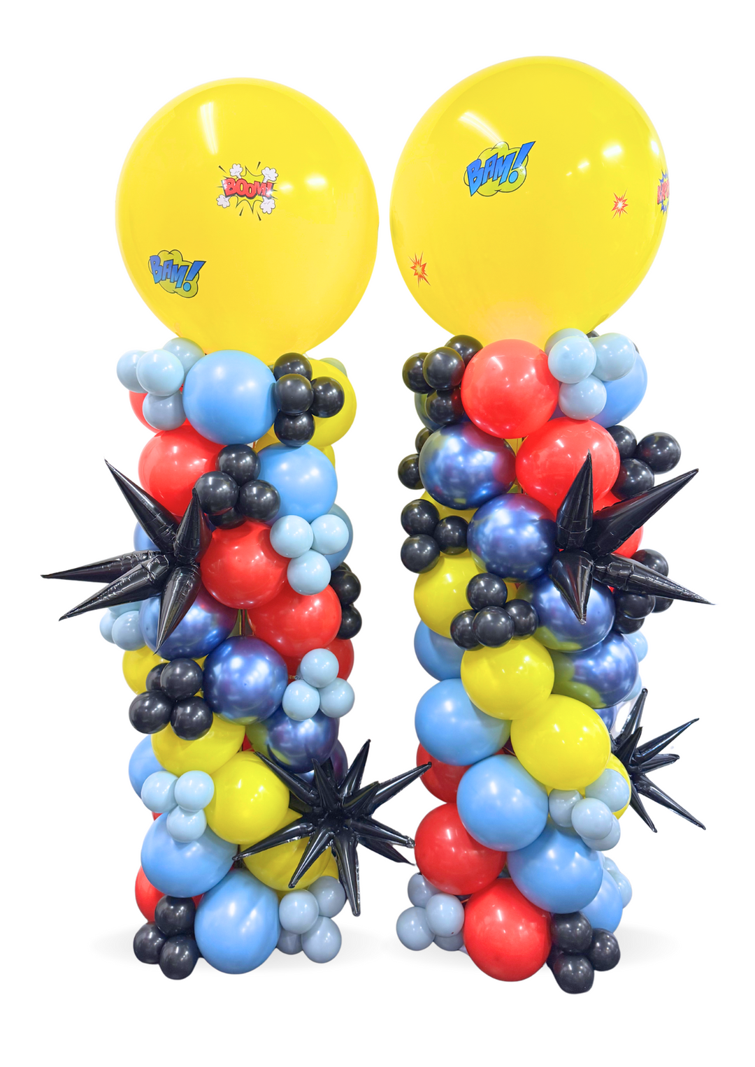 Custom Super Hero Balloon Column (Qty:1)