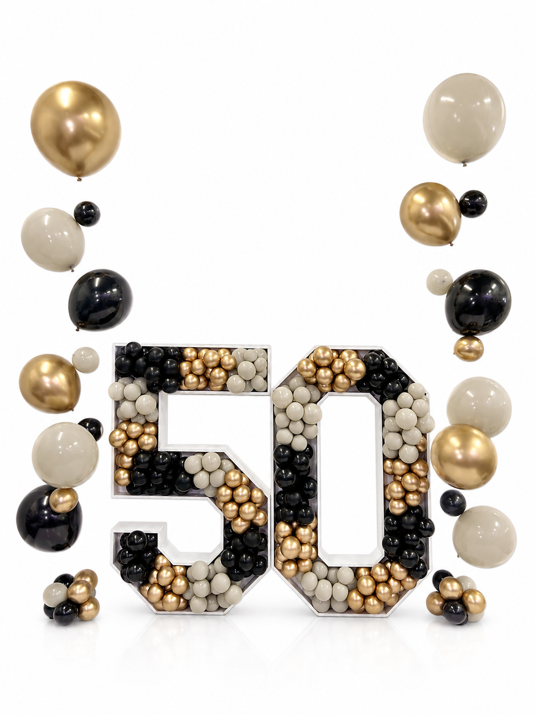 Two_Number_4ft_Mosaic_Number_filled_with_Balloons_72_hour_rental_package_with_floating_bouquets