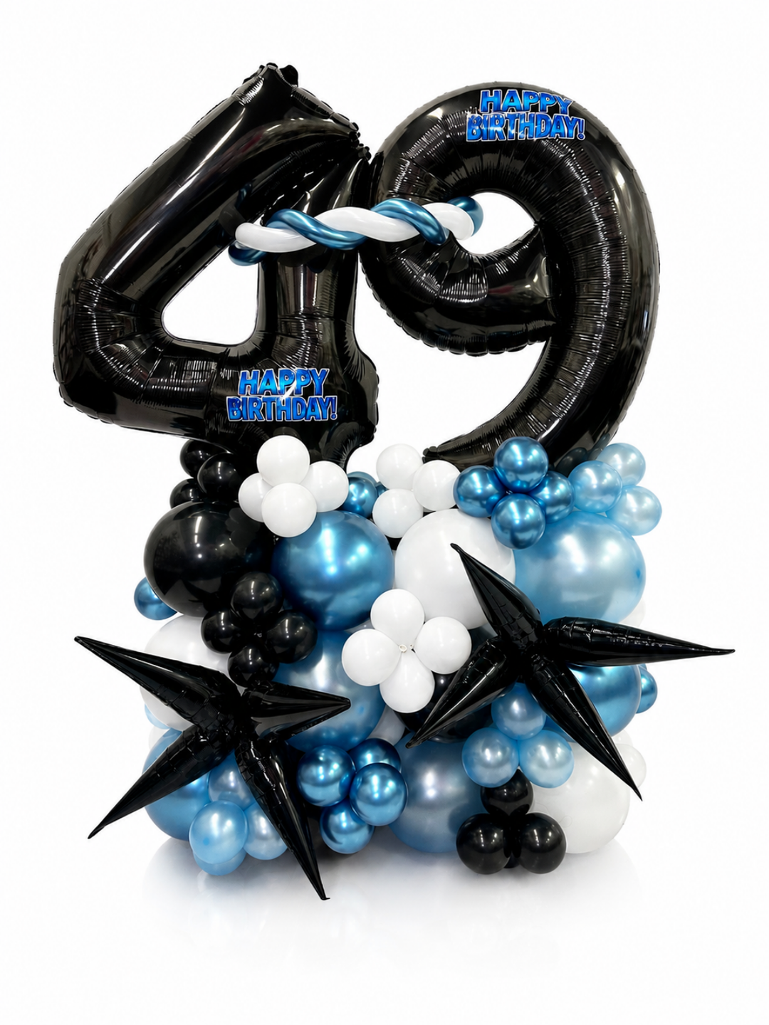 Two_Number_on_Air-filled_balloon_stand_optional_custom_message