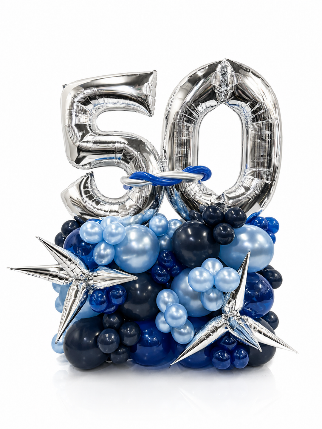 Two_Number_on_Air-filled_balloon_stand_optional_custom_message