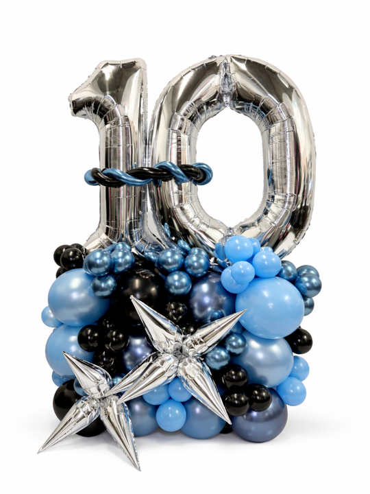 Two_Number_on_Air-filled_balloon_stand_optional_custom_message