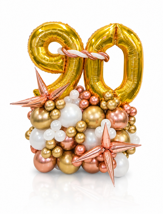 Two_Number_on_Air-filled_balloon_stand_optional_custom_message