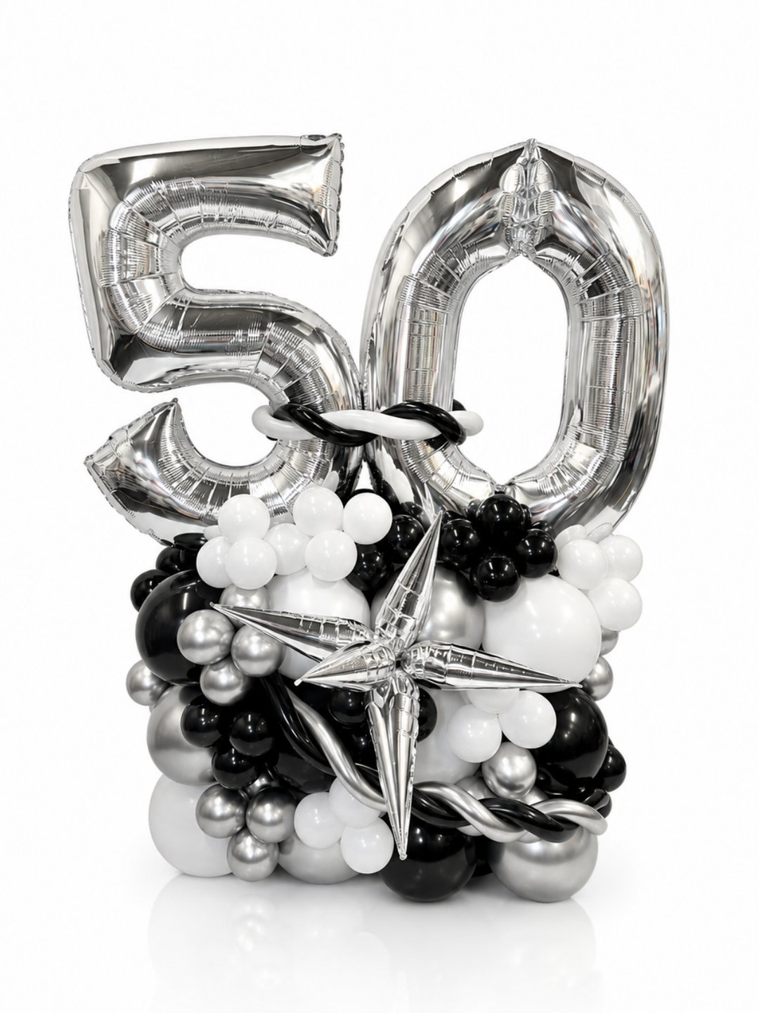 Two_Number_on_Air-filled_balloon_stand_optional_custom_message