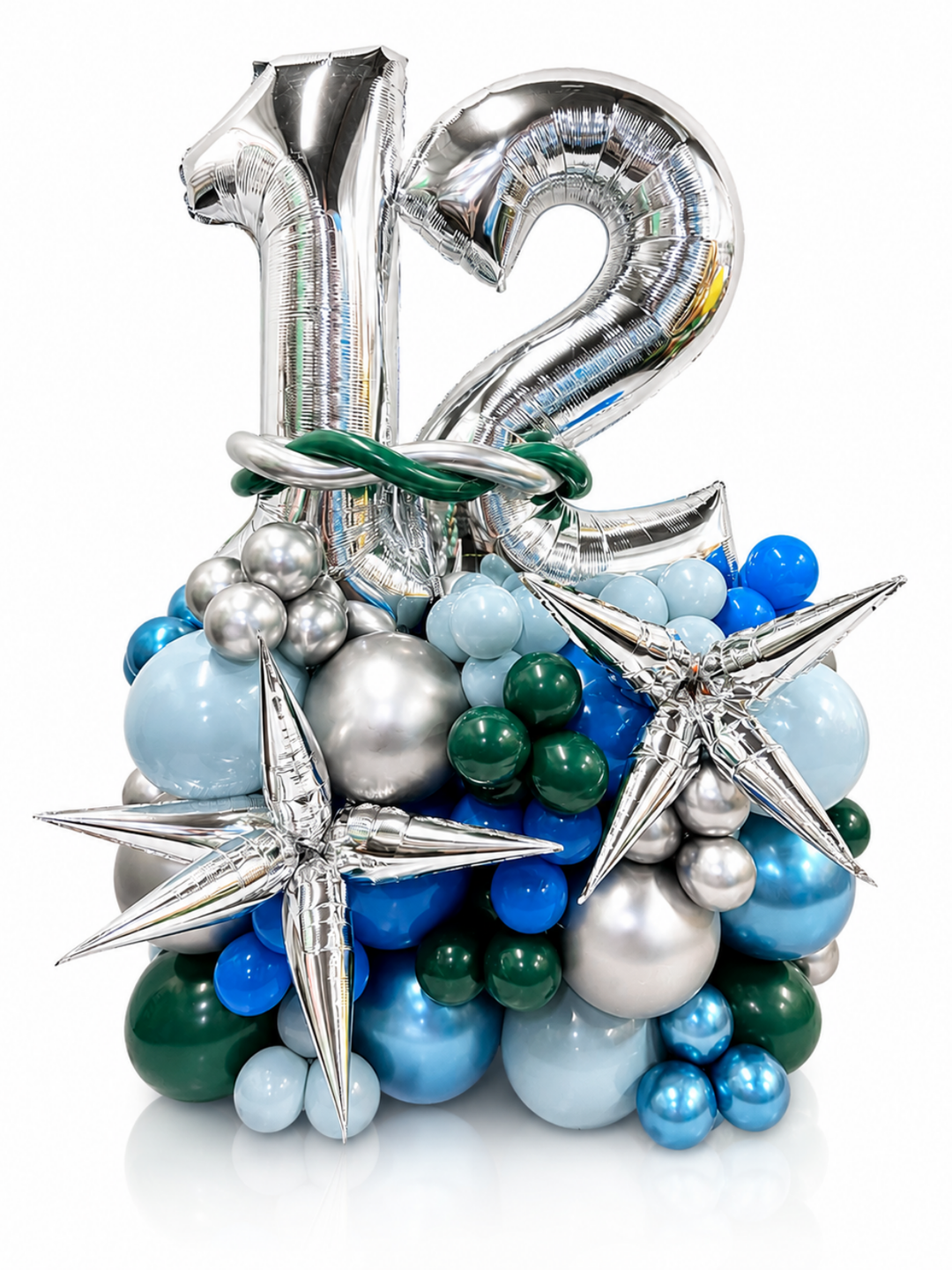 Two_Number_on_Air-filled_balloon_stand_optional_custom_message