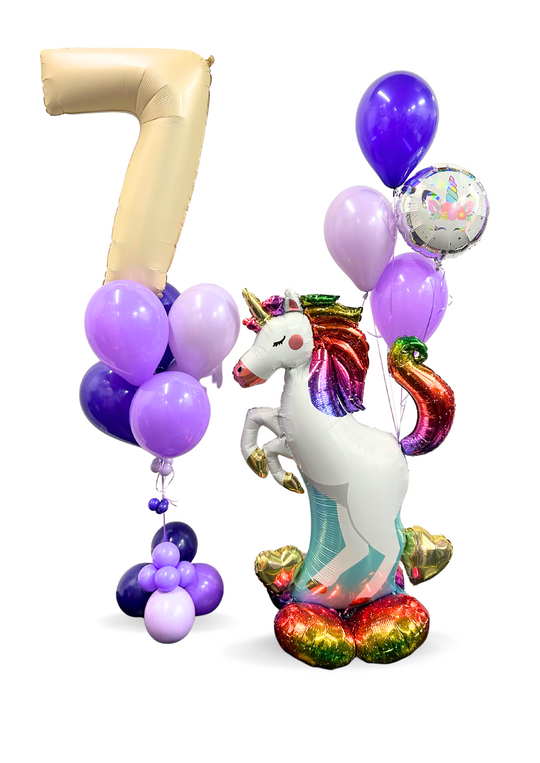 Unicorn Birthday Balloon Package