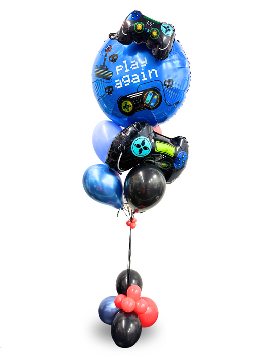 30 " Gamer Birthday Giant Foil Balloon with 3D Game Controller